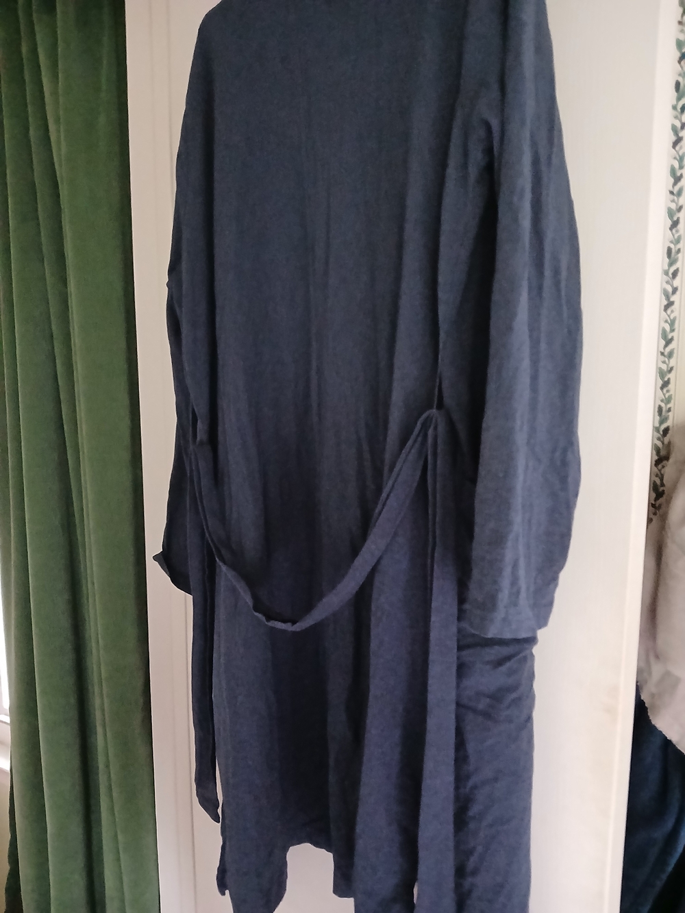 Pact Open-Front Robe in Navy - Picture 3 of 5
